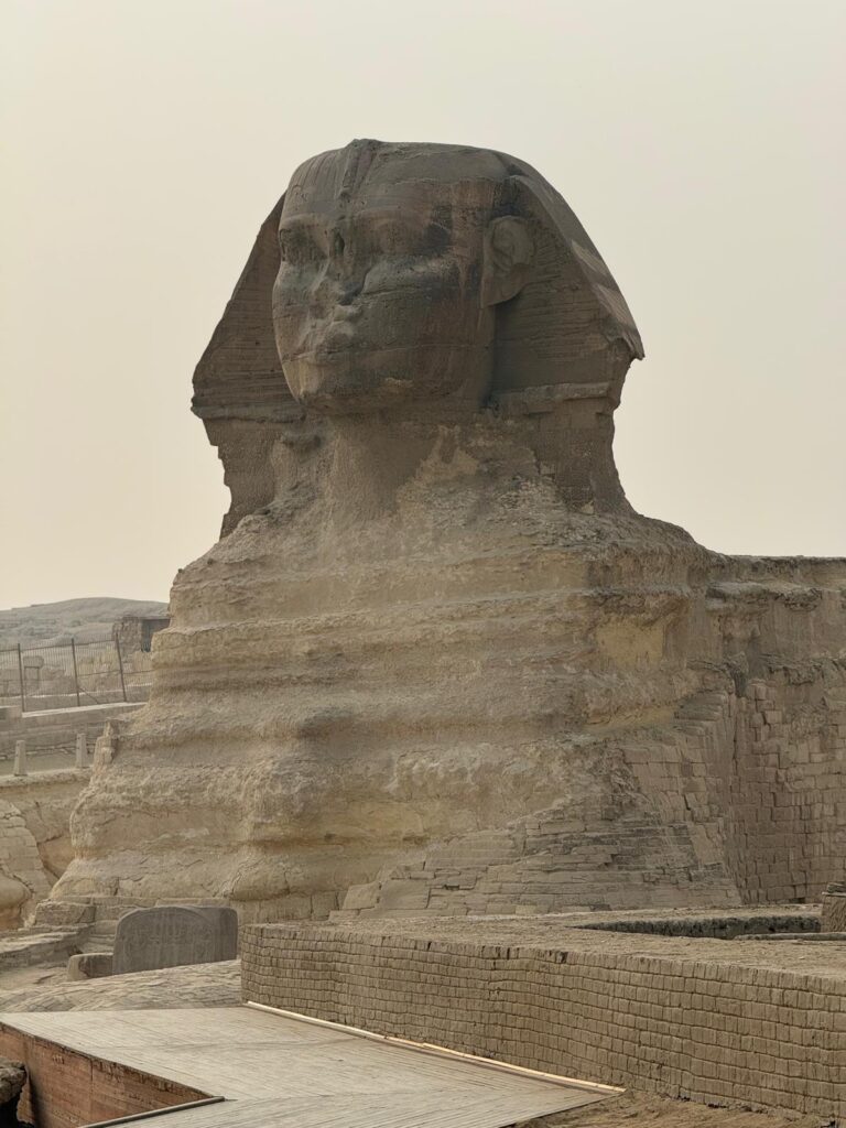 Die Große Sphinx von Gizeh bei Kairo
